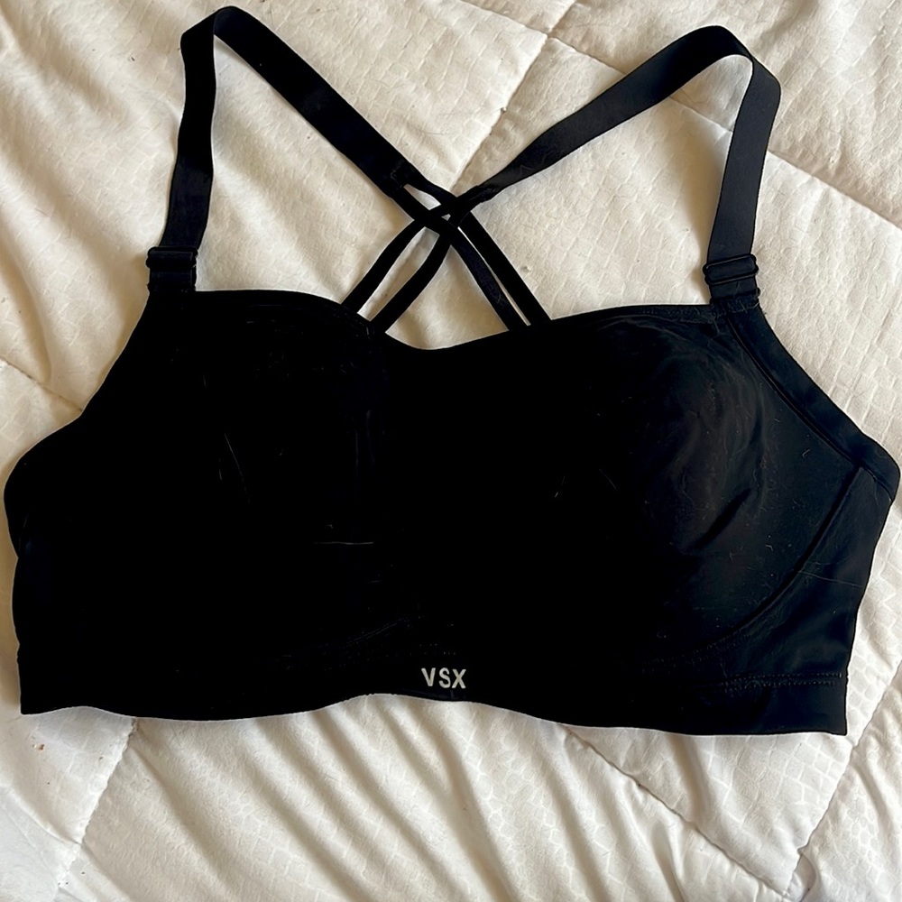 VSX Black Sports Bra